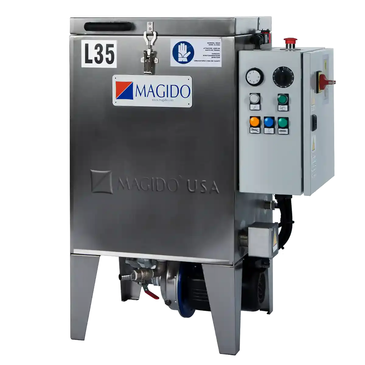 L35 Top Load Spray Cabinet Parts Washer | X81 Series | Magido USA